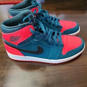 Jordan 1 Retro High Teal/Black Infrared Men Sz 13